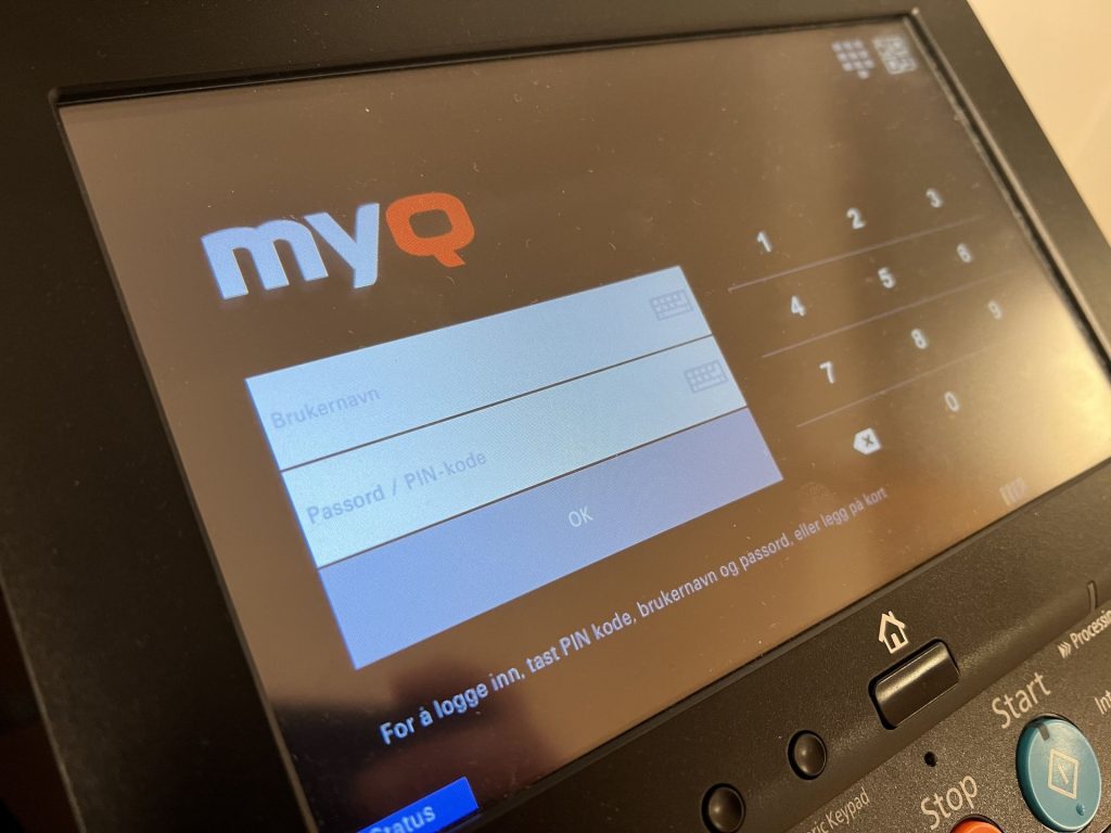 MyQ innlogging