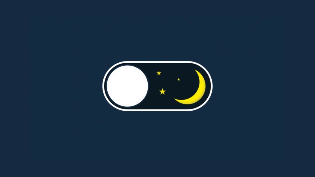 Dark mode illustrasjon