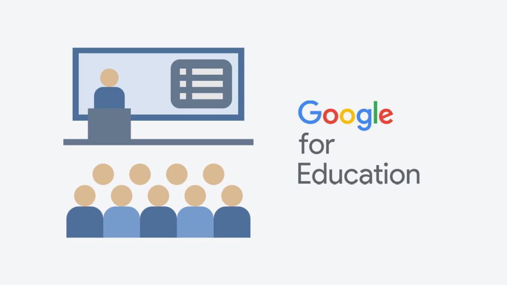 Klasserom ikon med logo for "Google for Education"