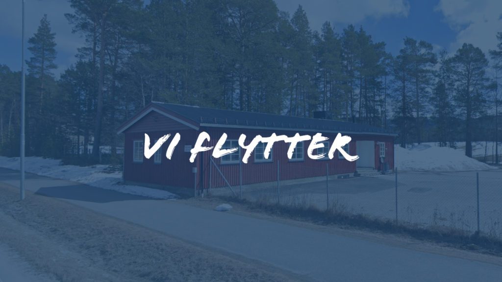 Bilde av eiendom i Kongsveien 34 med tekst "Vi flytter" opp på